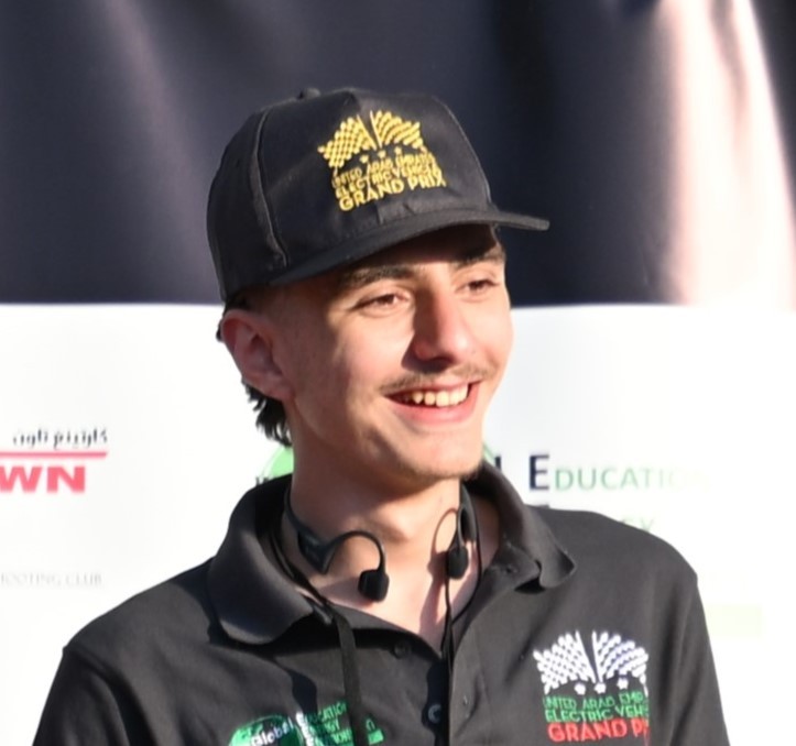 Younes Nader, founder and commercial operator, at the UAE Electric Vehicle Grand Prix